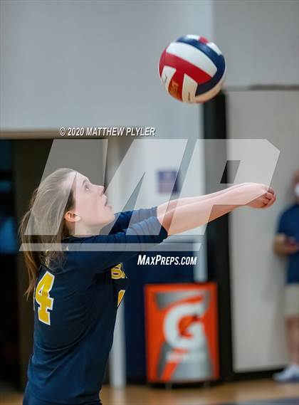 Thumbnail 3 in John Paul II Catholic vs Freedom Christian Academy (NCISAA 2A State Quarterfinals) photogallery.