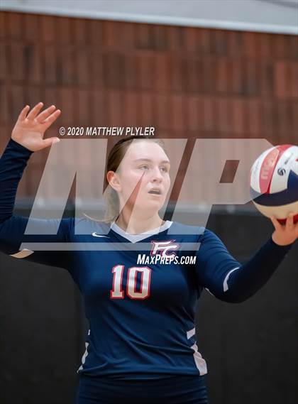 Thumbnail 2 in John Paul II Catholic vs Freedom Christian Academy (NCISAA 2A State Quarterfinals) photogallery.