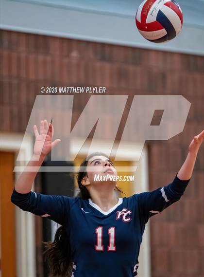 Thumbnail 2 in John Paul II Catholic vs Freedom Christian Academy (NCISAA 2A State Quarterfinals) photogallery.