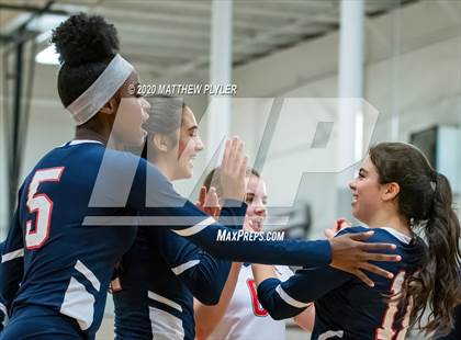 Thumbnail 2 in John Paul II Catholic vs Freedom Christian Academy (NCISAA 2A State Quarterfinals) photogallery.
