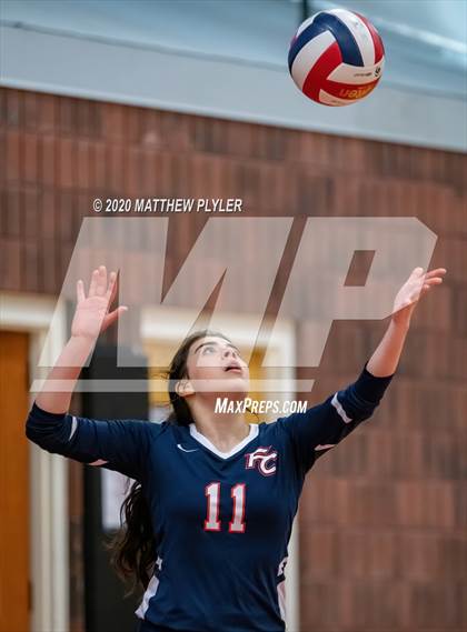 Thumbnail 3 in John Paul II Catholic vs Freedom Christian Academy (NCISAA 2A State Quarterfinals) photogallery.