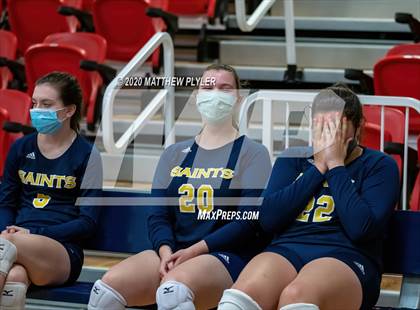 Thumbnail 3 in John Paul II Catholic vs Freedom Christian Academy (NCISAA 2A State Quarterfinals) photogallery.