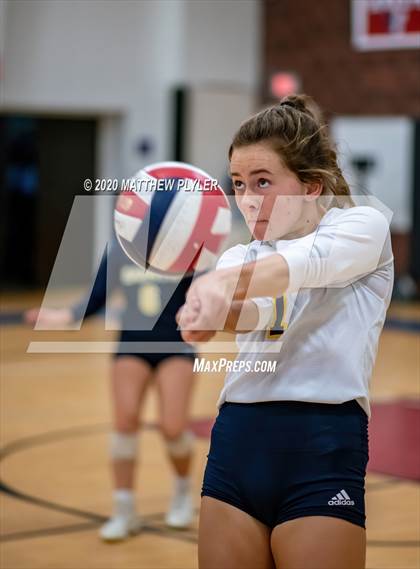 Thumbnail 2 in John Paul II Catholic vs Freedom Christian Academy (NCISAA 2A State Quarterfinals) photogallery.