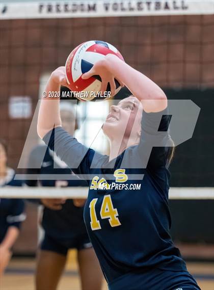 Thumbnail 3 in John Paul II Catholic vs Freedom Christian Academy (NCISAA 2A State Quarterfinals) photogallery.