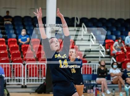 Thumbnail 2 in John Paul II Catholic vs Freedom Christian Academy (NCISAA 2A State Quarterfinals) photogallery.