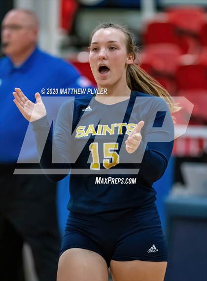 Thumbnail 2 in John Paul II Catholic vs Freedom Christian Academy (NCISAA 2A State Quarterfinals) photogallery.