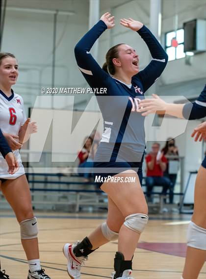 Thumbnail 1 in John Paul II Catholic vs Freedom Christian Academy (NCISAA 2A State Quarterfinals) photogallery.