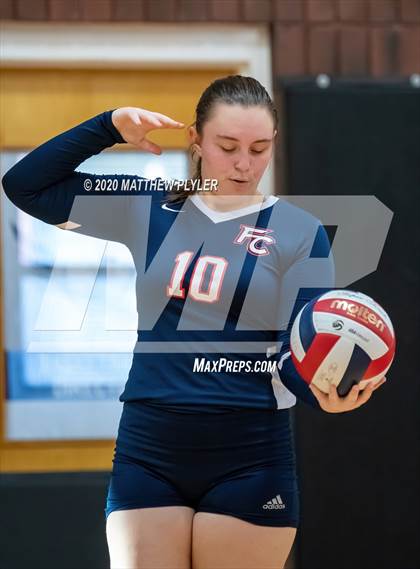 Thumbnail 1 in John Paul II Catholic vs Freedom Christian Academy (NCISAA 2A State Quarterfinals) photogallery.