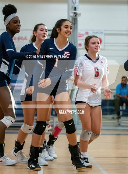 Thumbnail 2 in John Paul II Catholic vs Freedom Christian Academy (NCISAA 2A State Quarterfinals) photogallery.