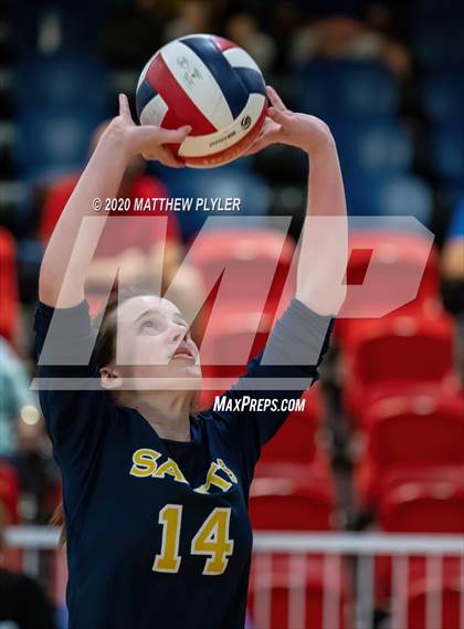 Thumbnail 3 in John Paul II Catholic vs Freedom Christian Academy (NCISAA 2A State Quarterfinals) photogallery.