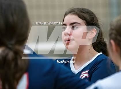Thumbnail 2 in John Paul II Catholic vs Freedom Christian Academy (NCISAA 2A State Quarterfinals) photogallery.