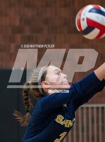 Thumbnail 1 in John Paul II Catholic vs Freedom Christian Academy (NCISAA 2A State Quarterfinals) photogallery.
