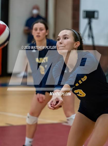 Thumbnail 2 in John Paul II Catholic vs Freedom Christian Academy (NCISAA 2A State Quarterfinals) photogallery.