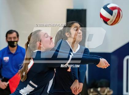 Thumbnail 2 in John Paul II Catholic vs Freedom Christian Academy (NCISAA 2A State Quarterfinals) photogallery.