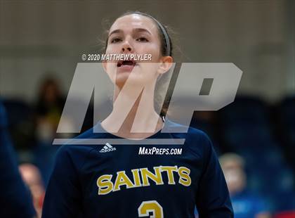 Thumbnail 2 in John Paul II Catholic vs Freedom Christian Academy (NCISAA 2A State Quarterfinals) photogallery.