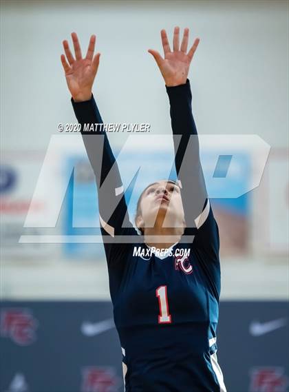 Thumbnail 1 in John Paul II Catholic vs Freedom Christian Academy (NCISAA 2A State Quarterfinals) photogallery.