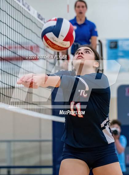 Thumbnail 2 in John Paul II Catholic vs Freedom Christian Academy (NCISAA 2A State Quarterfinals) photogallery.