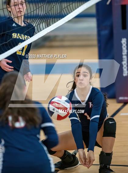 Thumbnail 2 in John Paul II Catholic vs Freedom Christian Academy (NCISAA 2A State Quarterfinals) photogallery.