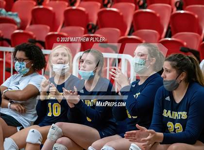 Thumbnail 3 in John Paul II Catholic vs Freedom Christian Academy (NCISAA 2A State Quarterfinals) photogallery.