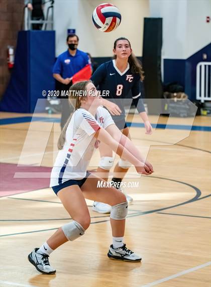 Thumbnail 1 in John Paul II Catholic vs Freedom Christian Academy (NCISAA 2A State Quarterfinals) photogallery.