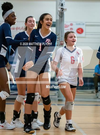 Thumbnail 1 in John Paul II Catholic vs Freedom Christian Academy (NCISAA 2A State Quarterfinals) photogallery.