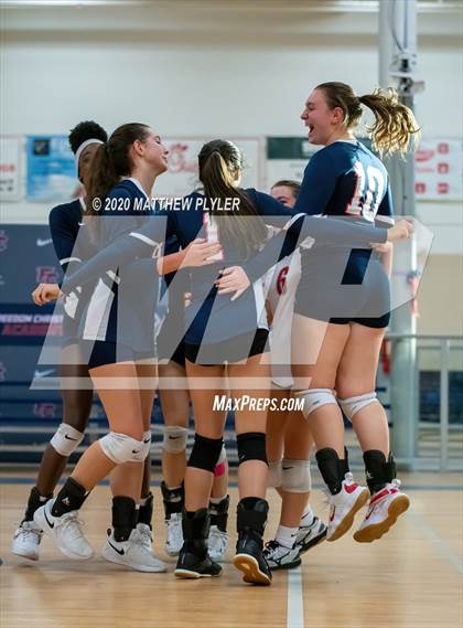 Thumbnail 3 in John Paul II Catholic vs Freedom Christian Academy (NCISAA 2A State Quarterfinals) photogallery.