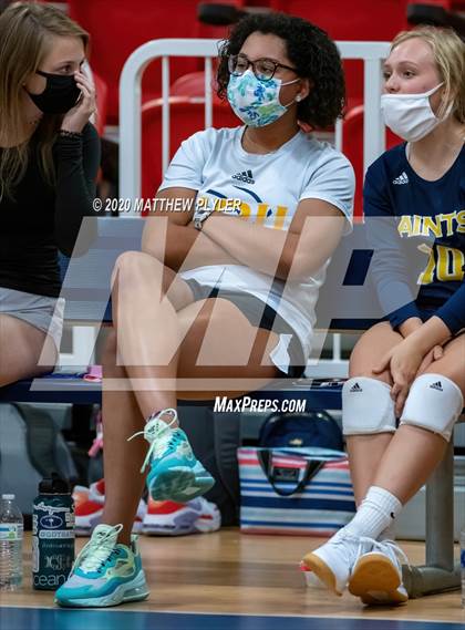 Thumbnail 2 in John Paul II Catholic vs Freedom Christian Academy (NCISAA 2A State Quarterfinals) photogallery.