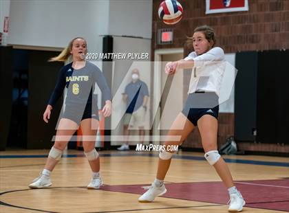 Thumbnail 3 in John Paul II Catholic vs Freedom Christian Academy (NCISAA 2A State Quarterfinals) photogallery.