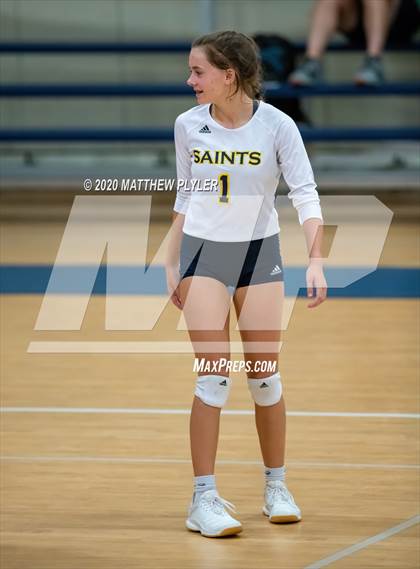 Thumbnail 3 in John Paul II Catholic vs Freedom Christian Academy (NCISAA 2A State Quarterfinals) photogallery.