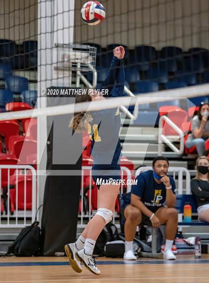 Thumbnail 1 in John Paul II Catholic vs Freedom Christian Academy (NCISAA 2A State Quarterfinals) photogallery.