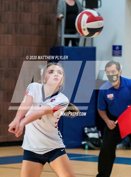 Thumbnail 1 in John Paul II Catholic vs Freedom Christian Academy (NCISAA 2A State Quarterfinals) photogallery.