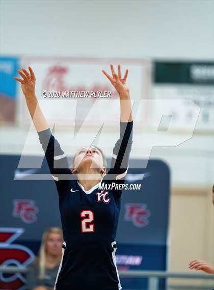 Thumbnail 2 in John Paul II Catholic vs Freedom Christian Academy (NCISAA 2A State Quarterfinals) photogallery.