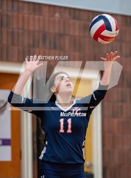 Thumbnail 2 in John Paul II Catholic vs Freedom Christian Academy (NCISAA 2A State Quarterfinals) photogallery.