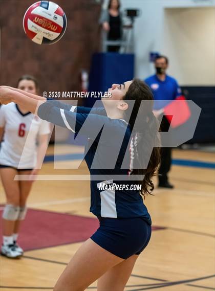 Thumbnail 1 in John Paul II Catholic vs Freedom Christian Academy (NCISAA 2A State Quarterfinals) photogallery.