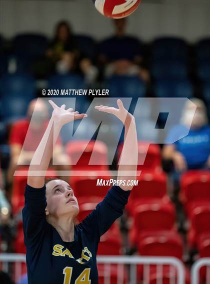 Thumbnail 2 in John Paul II Catholic vs Freedom Christian Academy (NCISAA 2A State Quarterfinals) photogallery.