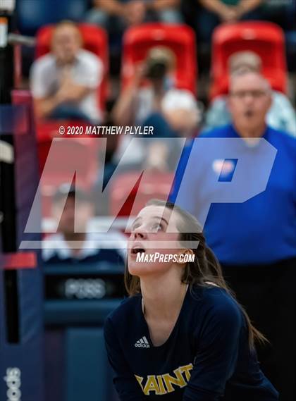 Thumbnail 3 in John Paul II Catholic vs Freedom Christian Academy (NCISAA 2A State Quarterfinals) photogallery.