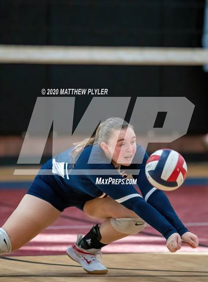 Thumbnail 2 in John Paul II Catholic vs Freedom Christian Academy (NCISAA 2A State Quarterfinals) photogallery.