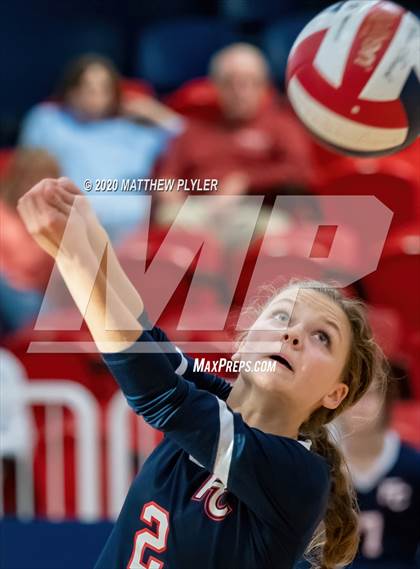 Thumbnail 1 in John Paul II Catholic vs Freedom Christian Academy (NCISAA 2A State Quarterfinals) photogallery.