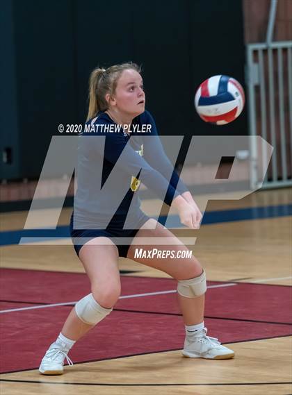 Thumbnail 2 in John Paul II Catholic vs Freedom Christian Academy (NCISAA 2A State Quarterfinals) photogallery.