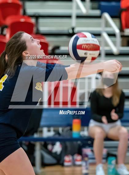 Thumbnail 2 in John Paul II Catholic vs Freedom Christian Academy (NCISAA 2A State Quarterfinals) photogallery.