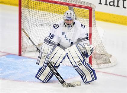 Thumbnail 3 in Joel Barlow/Weston/Abbott Tech vs. Wilton (CIAC DIII Semifinal) photogallery.