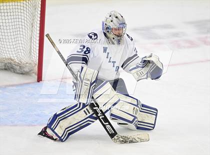 Thumbnail 3 in Joel Barlow/Weston/Abbott Tech vs. Wilton (CIAC DIII Semifinal) photogallery.