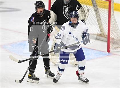 Thumbnail 1 in Joel Barlow/Weston/Abbott Tech vs. Wilton (CIAC DIII Semifinal) photogallery.