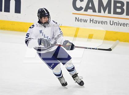 Thumbnail 3 in Joel Barlow/Weston/Abbott Tech vs. Wilton (CIAC DIII Semifinal) photogallery.
