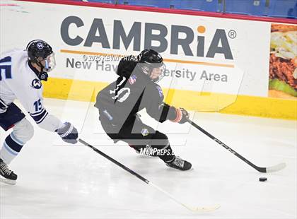 Thumbnail 3 in Joel Barlow/Weston/Abbott Tech vs. Wilton (CIAC DIII Semifinal) photogallery.