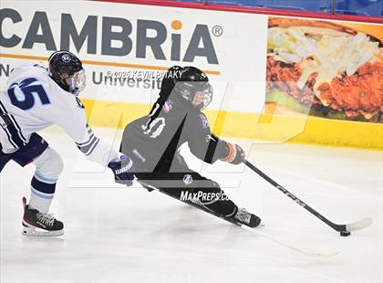 Thumbnail 2 in Joel Barlow/Weston/Abbott Tech vs. Wilton (CIAC DIII Semifinal) photogallery.