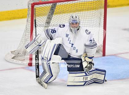Thumbnail 2 in Joel Barlow/Weston/Abbott Tech vs. Wilton (CIAC DIII Semifinal) photogallery.