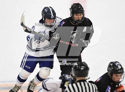Thumbnail 2 in Joel Barlow/Weston/Abbott Tech vs. Wilton (CIAC DIII Semifinal) photogallery.