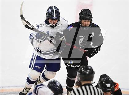 Thumbnail 3 in Joel Barlow/Weston/Abbott Tech vs. Wilton (CIAC DIII Semifinal) photogallery.
