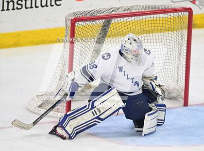 Thumbnail 1 in Joel Barlow/Weston/Abbott Tech vs. Wilton (CIAC DIII Semifinal) photogallery.